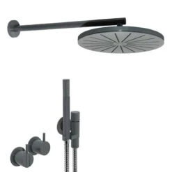 ** Sonderangebot ** Vola 2471-061 Brausekombination Mit Kopfbrause 060 Und Handbrauseg. Edelstahl