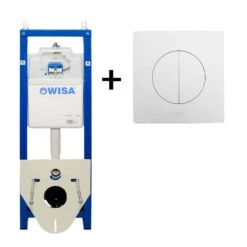 WISA EXCELLENT XS WC-Element Für Eckmontage + Drückerplatte WISA XS Argos DF 8050452701