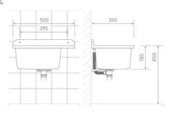 ZELVO COMPACT Kunststoff - Ausgussbecken Dunkler Granit Waschbecken Waschtrog Spülbecken 505 X 345 X 7 ZELVO COMPACT Kunststoff - Ausgussbecken Dunkler Granit Waschbecken Waschtrog Spülbecken 505 X 345 X -Bad Zubehörgeschäft Zelvo compakt Masse 1280x1280