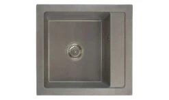 ZELVO Küchenspüle, Spülbecken, Spüle Granit Grau 520 X 490 X 210 Mm Model 2