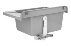 ZELVO COMPACT Kunststoff - Ausgussbecken Dunkler Granit Waschbecken Waschtrog Spülbecken 505 X 345 X 6 ZELVO COMPACT Kunststoff - Ausgussbecken Dunkler Granit Waschbecken Waschtrog Spülbecken 505 X 345 X -Bad Zubehörgeschäft compact szry tyl 1280x1280