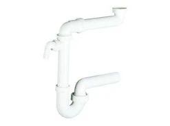 DALLMER Raumspar-Siphon 121, 1 1/2" X DN 40/DN 50, 040237