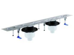 DALLMER Duschrinne CeraLine Senkr. F Duo 2000 Mm, DN 50/DN 70, 521750