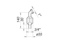 DALLMER Rückfluss-Sicherung RS 3 Mit Schlauchtülle, 1", 090331 -Bad Zubehörgeschäft dlv 090331 1280x1280