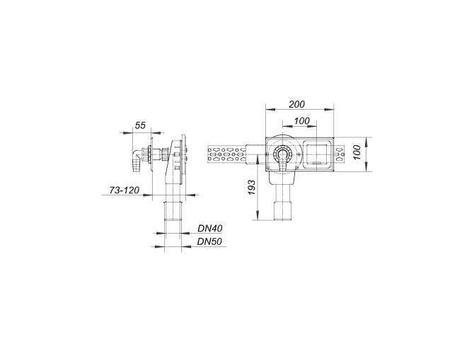 DALLMER Wandeinbau-Waschgeräte-Siphon HL 400 E, DN 40/DN 50, 130419 3 DALLMER Wandeinbau-Waschgeräte-Siphon HL 400 E, DN 40/DN 50, 130419 – Bild 3