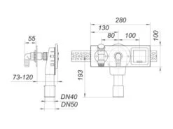DALLMER Wandeinbau-Waschgeräte-Siphon 406 E, DN 40/DN 50, 130617 5 DALLMER Wandeinbau-Waschgeräte-Siphon 406 E, DN 40/DN 50, 130617 -Bad Zubehörgeschäft dlv 130617 1280x1280