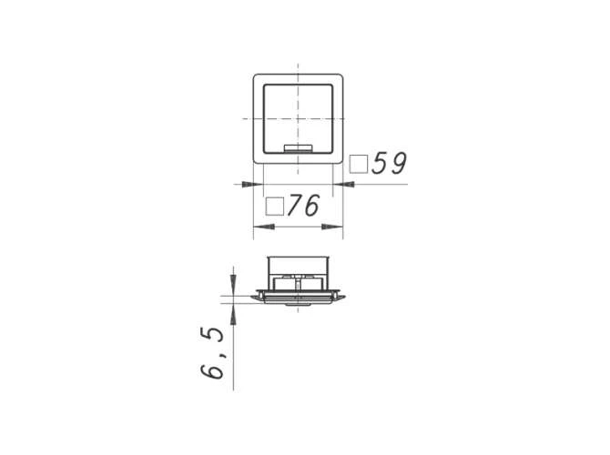 DALLMER Steckdose Mit Klappdeckel Zu 405 E/406 E, 141736 2 DALLMER Steckdose Mit Klappdeckel Zu 405 E/406 E, 141736 – Bild 2