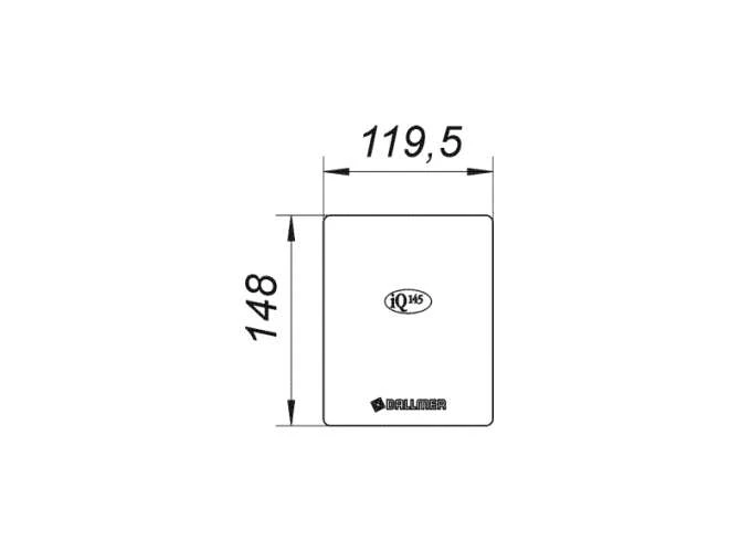 DALLMER Edelstahl-Abdeckung IQ 145 , 145772 2 DALLMER Edelstahl-Abdeckung IQ 145 , 145772 – Bild 2
