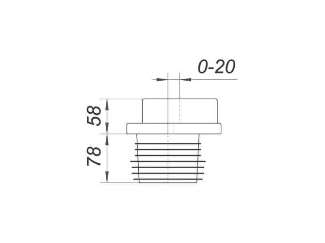 DALLMER WC-Verbinder 783 VARIO, Seitenverstellbar, DN 100, 253002 2 DALLMER WC-Verbinder 783 VARIO, Seitenverstellbar, DN 100, 253002 – Bild 2
