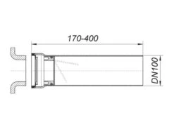 DALLMER WC-Anschluss-Stutzen 782, Mit Rückfluss-Sicherung, DN 100, 260000 -Bad Zubehörgeschäft dlv 260000 1280x1280