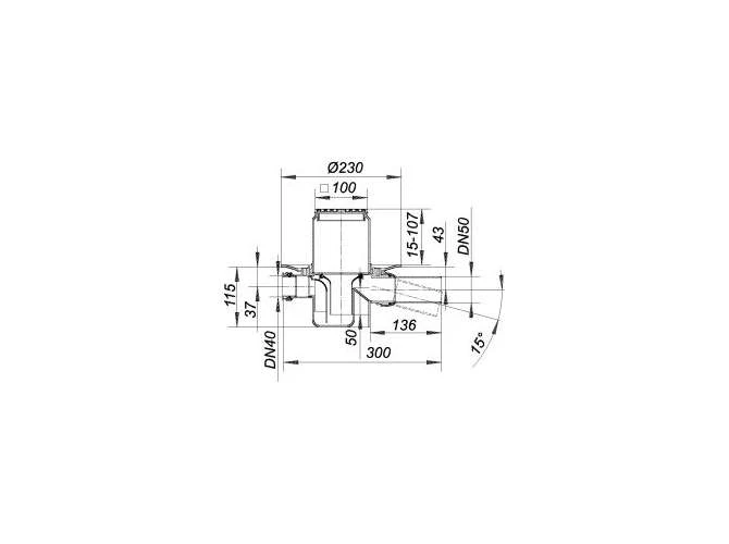 DALLMER Bodenablauf 46 SE, Zulauf DN 40, DN 50, 100 X 100 Mm, 460127 2 DALLMER Bodenablauf 46 SE, Zulauf DN 40, DN 50, 100 X 100 Mm, 460127 – Bild 2