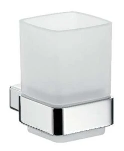 Emco Loft Glashalter Kristallglas Satiniert, Emco-steel 052001600