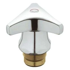 GROHE Oberteil 11105 Mit Trecorn Griff Markierung Rot 3/4'' Chrom