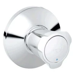 GROHE UP-Ventil Oberbau Costa 19806 Mark. Blau Einbautiefe 20-200 Mm Chrom