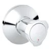 GROHE UP-Ventil Oberbau Costa 19855 Mark. Rot Einbautiefe 15-40 Mm Chrom