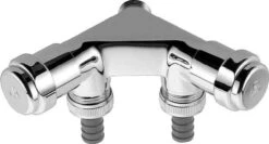 GROHE WAS-Doppelventil Einfach 41022 Design-Gr. DN15 M. RV Chrom