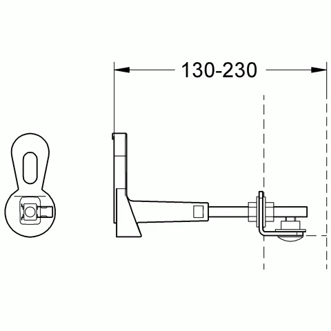 GROHE Rapid SL 38733 Montagewinkel Mit Wandlasche Und Befestigungsmaterial 2 GROHE Rapid SL 38733 Montagewinkel Mit Wandlasche Und Befestigungsmaterial – Bild 2