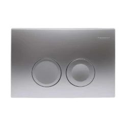 Geberit Delta21 Betätigungsplatte Für 2-Mengen Spültechnik Matt Verchromt 115.125.46.1