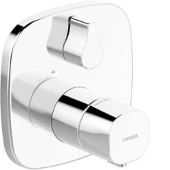 Hansa HANSALIVING Fertigmontageset Mit Funktionseinheit Brause-Thermostat-Batterie Chrom, 81139572