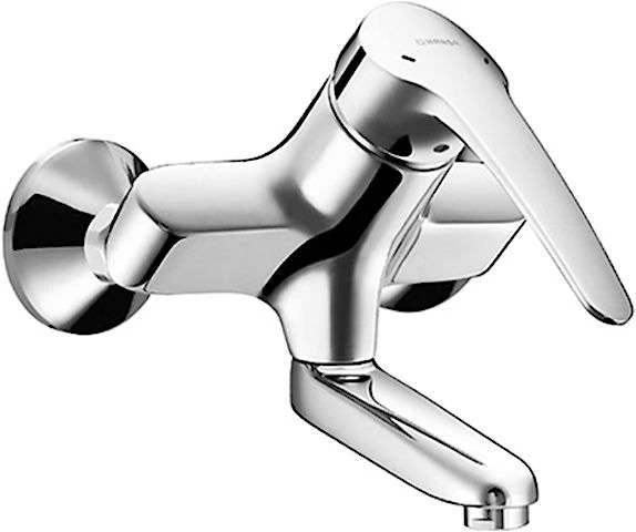 HANSA Waschtisch-Einhandmischer Hansamedica 0196 Hebel Lang Verchromt 1 HANSA Waschtisch-Einhandmischer Hansamedica 0196 Hebel Lang Verchromt