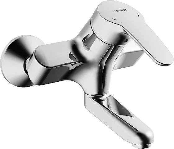 HANSA HANSAMIX Waschtisch-Einhand-Wandbatterie, DN 15 Verchromt 01969283 1 HANSA HANSAMIX Waschtisch-Einhand-Wandbatterie, DN 15 Verchromt 01969283