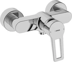 HANSA HANSATWIST Einhand-Brause-Batterie, DN 15 (G 1/2) Mit Bügelhebel Verchromt 09670185