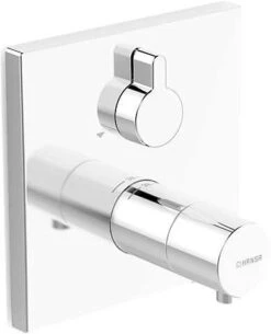 Hansa HANSALIVING Fertigmontageset Mit Funktionseinheit Thermostat-Wannen-Batterie Chrom, 40589073