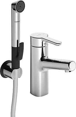 Hansa HANSADESIGNO Waschtisch-Einhand-Einlochbatterie, DN 15 Mit Funktionsbrause Chrom, 51682281 1 Hansa HANSADESIGNO Waschtisch-Einhand-Einlochbatterie, DN 15 Mit Funktionsbrause Chrom, 51682281