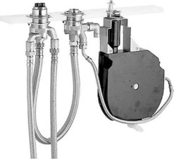 HANSA 3-Loch Wannenrand-Einbaukörper, DN 20 Für Entfernt Liegenden Wanneneinlauf 53030200