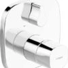 Hansa HANSALIVING Fertigmontageset Mit Funktionseinheit Wannen-Thermostat-Batterie Chrom, 81143572