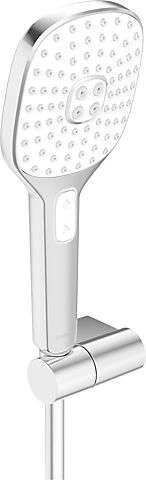 Hansa HANSAACTIVEJET Style Set Für Wannen-Batterien Weiß/chrom, 84380233