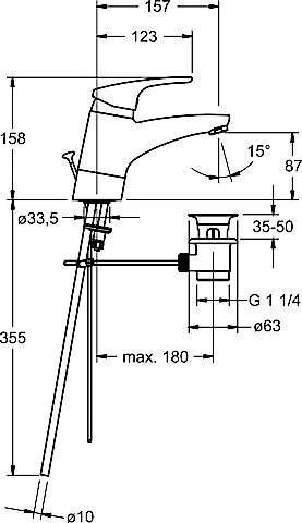 HANSA HANSAMIX Waschtisch-Einhand-Einlochbatterie, DN 15 Verchromt 01192183 2 HANSA HANSAMIX Waschtisch-Einhand-Einlochbatterie, DN 15 Verchromt 01192183 – Bild 2