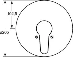 Hansa HANSAMIX Fertigmontageset Einhand-Brause-Batterie Renovierungsset Chrom, 01859183 -Bad Zubehörgeschäft hav s01859183 v 1280x1280