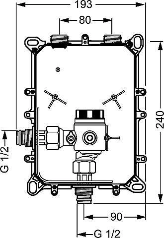 Hansa HANSAELECTRA Urinal-Unterputz-Rohmontageset, DN 15, 09450170 3 Hansa HANSAELECTRA Urinal-Unterputz-Rohmontageset, DN 15, 09450170 – Bild 3