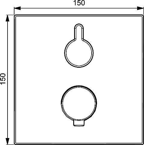Hansa HANSALIVING Fertigmontageset Mit Funktionseinheit Thermostat-Wannen-Batterie Chrom, 40589073 2 Hansa HANSALIVING Fertigmontageset Mit Funktionseinheit Thermostat-Wannen-Batterie Chrom, 40589073 – Bild 2