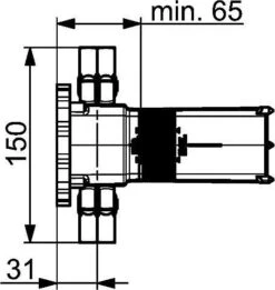 Hansa HANSAMATRIX Unterputz-Einbaukörper Thermostat-Batterie DN 15, 44030100 5 Hansa HANSAMATRIX Unterputz-Einbaukörper Thermostat-Batterie DN 15, 44030100 -Bad Zubehörgeschäft hav s44030100 s 1280x1280