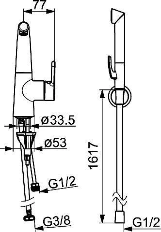 Hansa HANSADESIGNO Waschtisch-Einhand-Einlochbatterie, Fernbedienbare Funktionsbrause, 51072281 2 Hansa HANSADESIGNO Waschtisch-Einhand-Einlochbatterie, Fernbedienbare Funktionsbrause, 51072281 – Bild 2