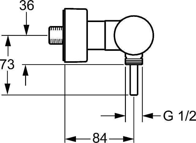 HANSA Einhand-Brause-Batterie Für Wandaufbau Hansadesigno 5186 Verchr. 2 HANSA Einhand-Brause-Batterie Für Wandaufbau Hansadesigno 5186 Verchr. – Bild 2