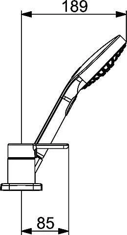 Hansa HANSADESIGNO Fertigmontageset Einhandmischer Für Alle 3-Loch-Einbausets Chrom, 53259083 2 Hansa HANSADESIGNO Fertigmontageset Einhandmischer Für Alle 3-Loch-Einbausets Chrom, 53259083 – Bild 2