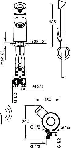 Hansa HANSAFIT Waschtisch-Einhand-Einlochbatterie Mit Fernbedienbarer Funktionsbrause, 65073203 3 Hansa HANSAFIT Waschtisch-Einhand-Einlochbatterie Mit Fernbedienbarer Funktionsbrause, 65073203 – Bild 3
