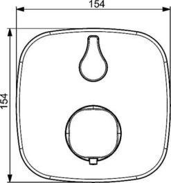 Hansa HANSALIVING Fertigmontageset Mit Funktionseinheit Wannen-Thermostat-Batterie Chrom, 81143572 -Bad Zubehörgeschäft hav s81143572 v 1280x1280