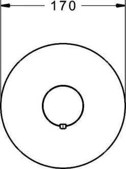 HANSA HANSABLUEBOX Funktionseinheit Mit Dekorset HANSALIVING Thermostat-Batterie Verchromt 88669501 -Bad Zubehörgeschäft hav s88669501 v 1280x1280