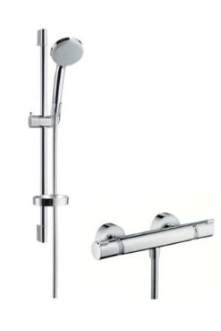 Hansgrohe Brausenkombi Croma 100 Vario/Ecostat Comfort Unica'C 650mm 27034000
