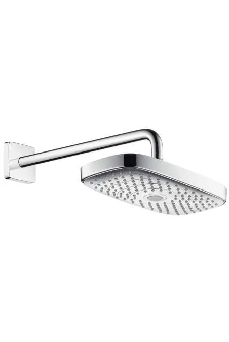 Hansgrohe Kopfbrause Raindance Select E 300 2jet 300mmx160mm Mit Brausearm 390mm Chrom 27385000 1 Hansgrohe Kopfbrause Raindance Select E 300 2jet 300mmx160mm Mit Brausearm 390mm Chrom 27385000