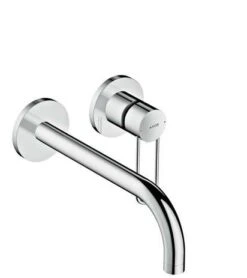Hansgrohe Waschtischmischer Unterputz Axor Uno FS Bügelgriff Chrom Langer Auslauf Chrom, 38122000
