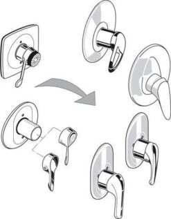 Ideal Standard Renovierungs-Set Für Brausearmatur UP Bausatz 1, A963801NU