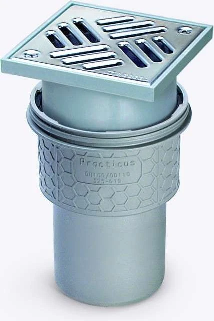 KESSEL Ablauf Practicus 45210.11 DN100 Senkrecht, Rost Edelstahl 138x138 2 KESSEL Ablauf Practicus 45210.11 DN100 Senkrecht, Rost Edelstahl 138x138 – Bild 2