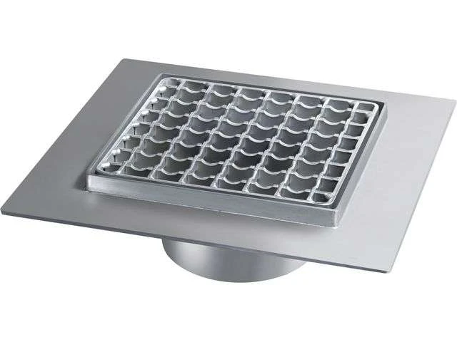 KESSEL Aufsatzstück Ferrofix System 125 200x200,Gitterrost,Klebeflansch, 54917 2 KESSEL Aufsatzstück Ferrofix System 125 200x200,Gitterrost,Klebeflansch, 54917 – Bild 2