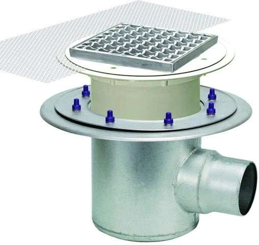 KESSEL Ablauf Ferrofix 142025.21 DN 100 Seitlich Mit Dünnbettaufsatz 1 KESSEL Ablauf Ferrofix 142025.21 DN 100 Seitlich Mit Dünnbettaufsatz