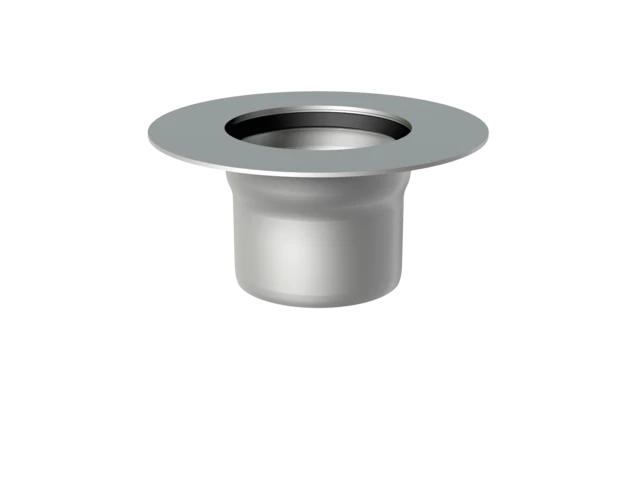 KESSEL Zwischenstück System 125 V2A, Mit Klebeflansch, 54901 1 KESSEL Zwischenstück System 125 V2A, Mit Klebeflansch, 54901